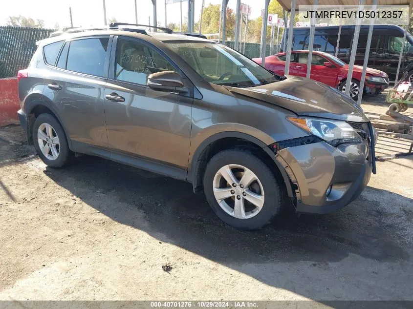 2013 Toyota Rav4 Xle VIN: JTMRFREV1D5012357 Lot: 40701276