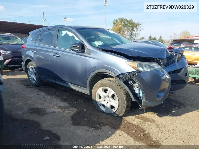 2013 Toyota Rav4 Le VIN: 2T3ZFREV9DW028329 Lot: 40720075