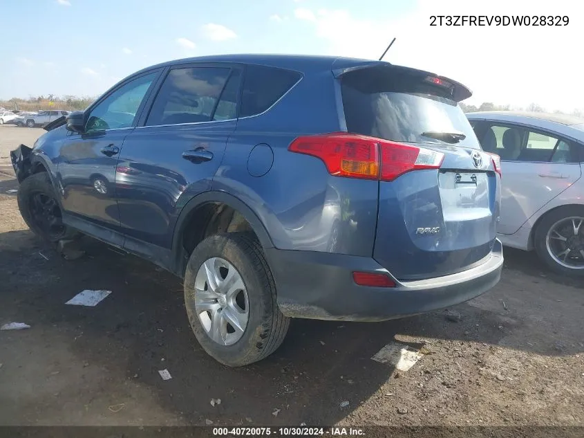 2013 Toyota Rav4 Le VIN: 2T3ZFREV9DW028329 Lot: 40720075