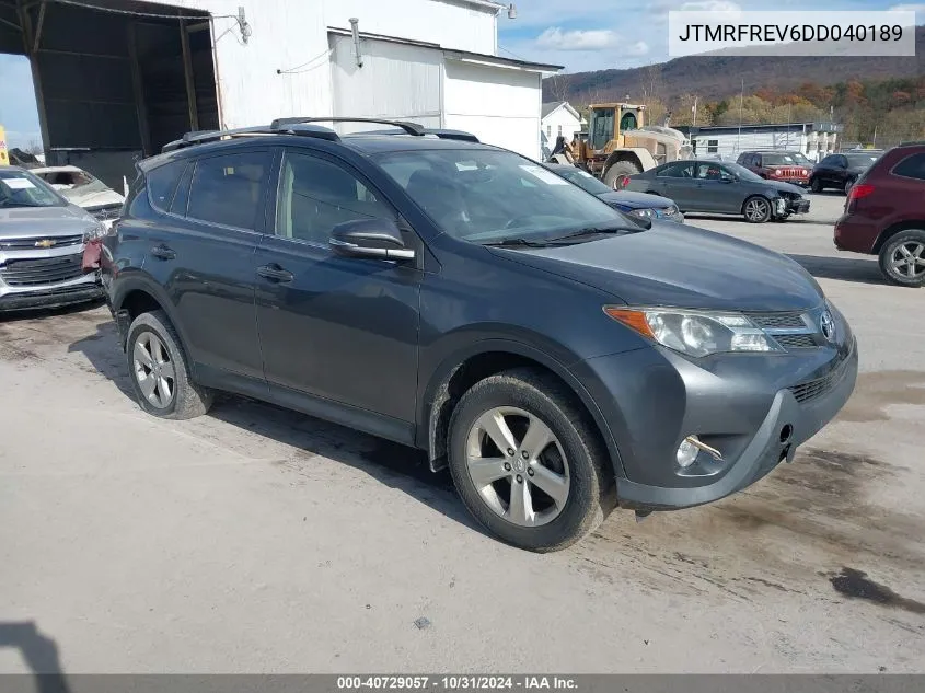 2013 Toyota Rav4 Xle VIN: JTMRFREV6DD040189 Lot: 40729057