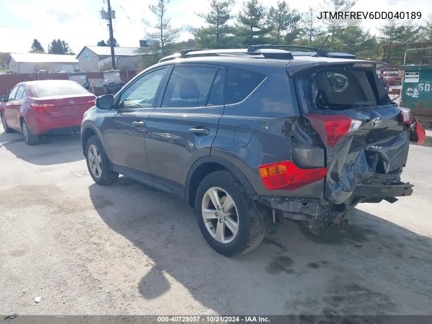 JTMRFREV6DD040189 2013 Toyota Rav4 Xle