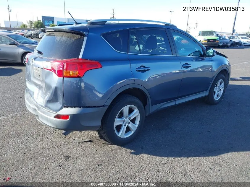 2T3WFREV1DW035813 2013 Toyota Rav4 Xle