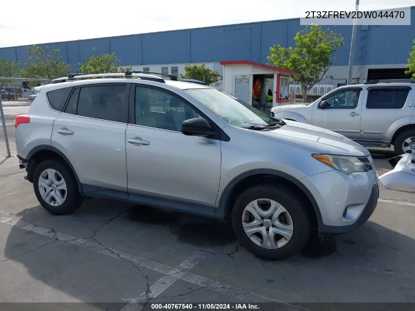 2013 Toyota Rav4 Le VIN: 2T3ZFREV2DW044470 Lot: 40767540