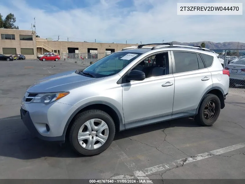 2013 Toyota Rav4 Le VIN: 2T3ZFREV2DW044470 Lot: 40767540