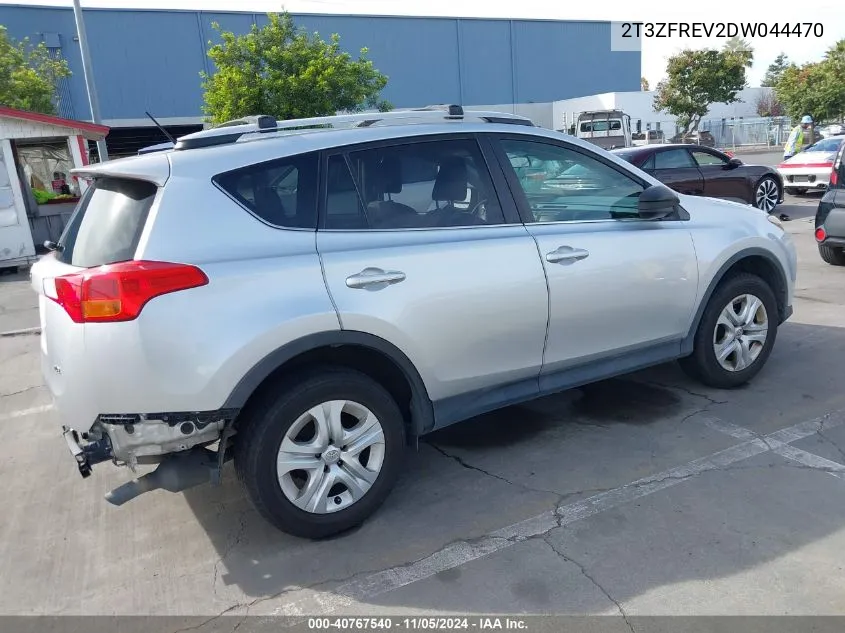 2013 Toyota Rav4 Le VIN: 2T3ZFREV2DW044470 Lot: 40767540