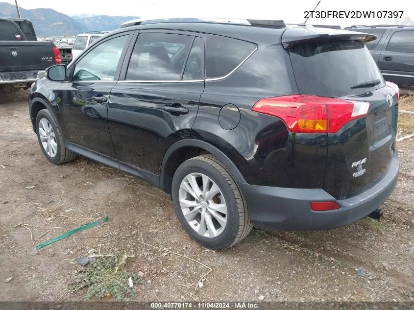 2T3DFREV2DW107397 2013 Toyota Rav4 Limited