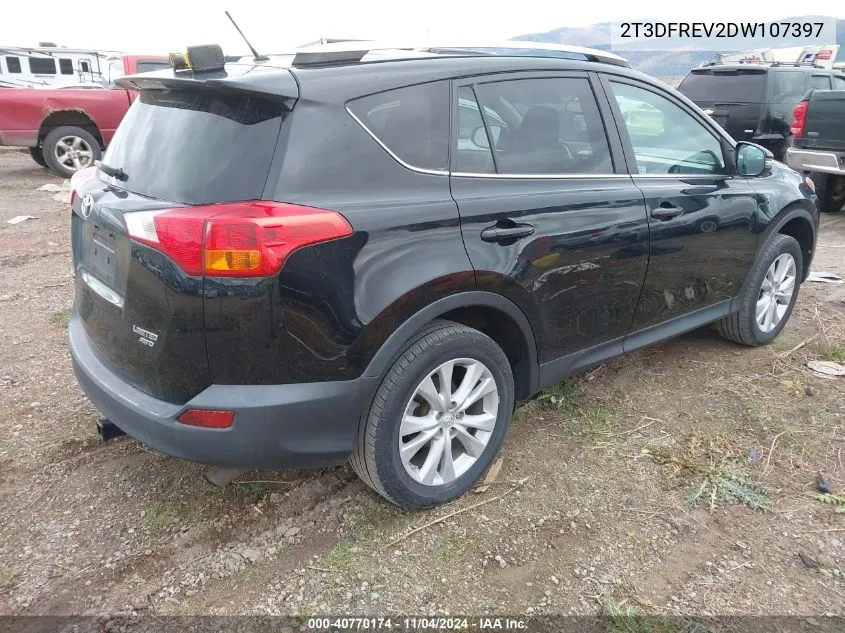 2T3DFREV2DW107397 2013 Toyota Rav4 Limited