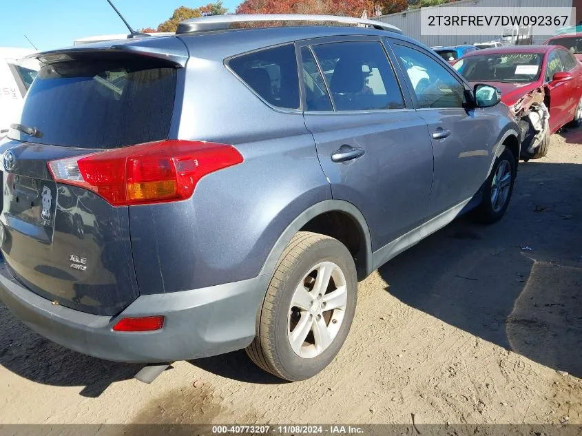 2013 Toyota Rav4 Xle VIN: 2T3RFREV7DW092367 Lot: 40773207