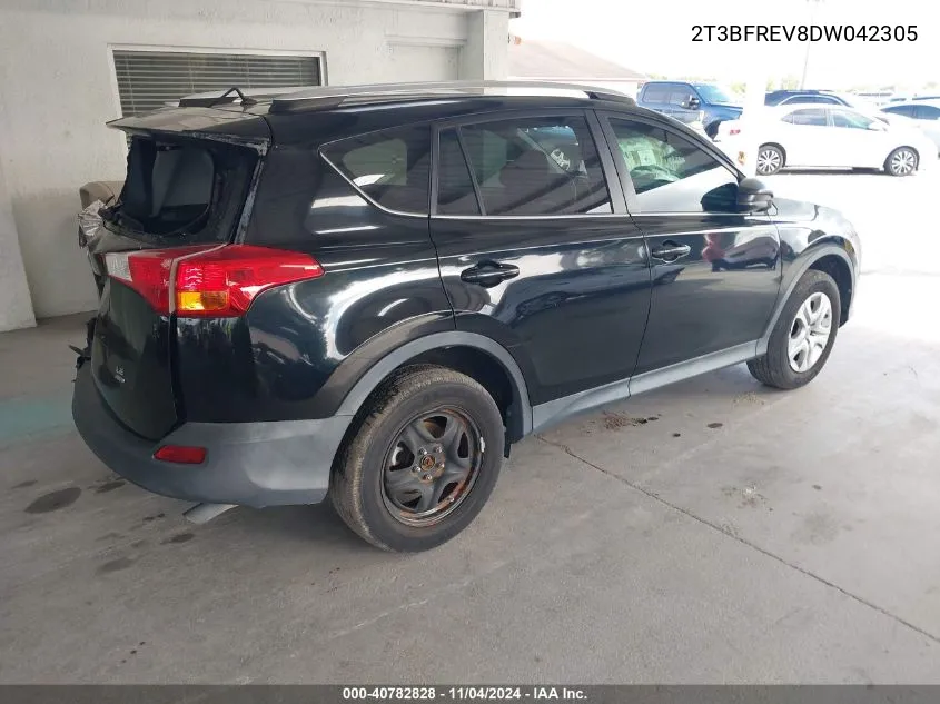 2013 Toyota Rav4 Le VIN: 2T3BFREV8DW042305 Lot: 40782828