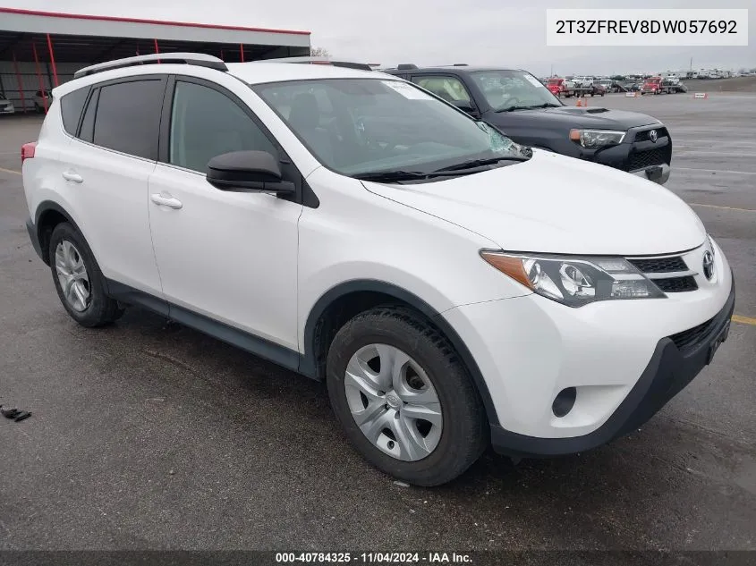 2013 Toyota Rav4 Le VIN: 2T3ZFREV8DW057692 Lot: 40784325