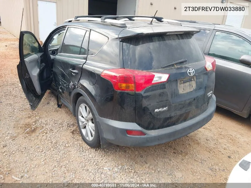 2T3DFREV7DW033880 2013 Toyota Rav4 Limited