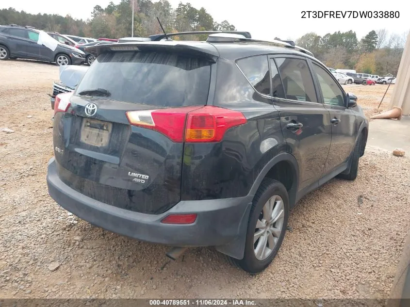 2T3DFREV7DW033880 2013 Toyota Rav4 Limited