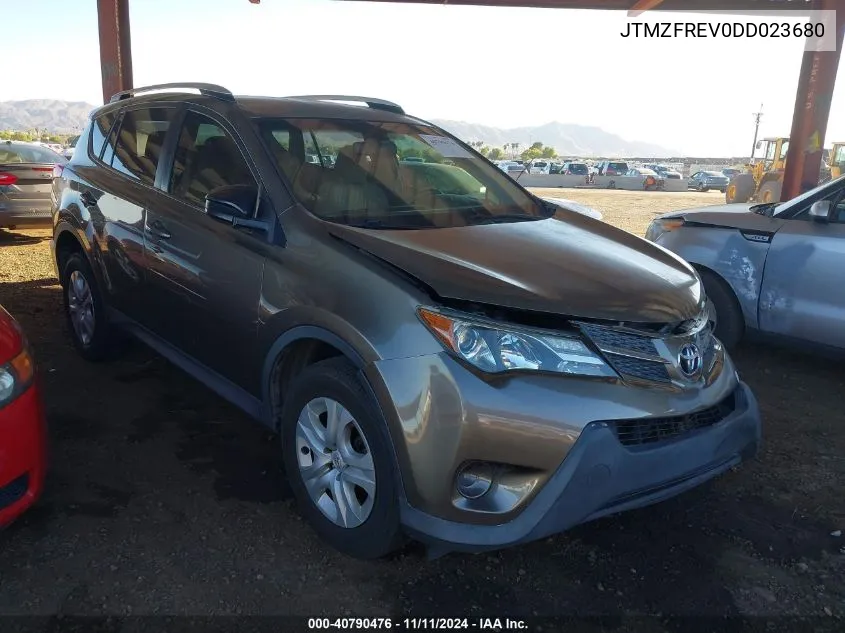 2013 Toyota Rav4 Le VIN: JTMZFREV0DD023680 Lot: 40790476