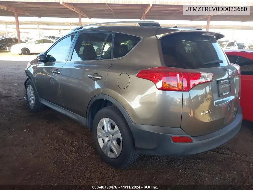 2013 Toyota Rav4 Le VIN: JTMZFREV0DD023680 Lot: 40790476