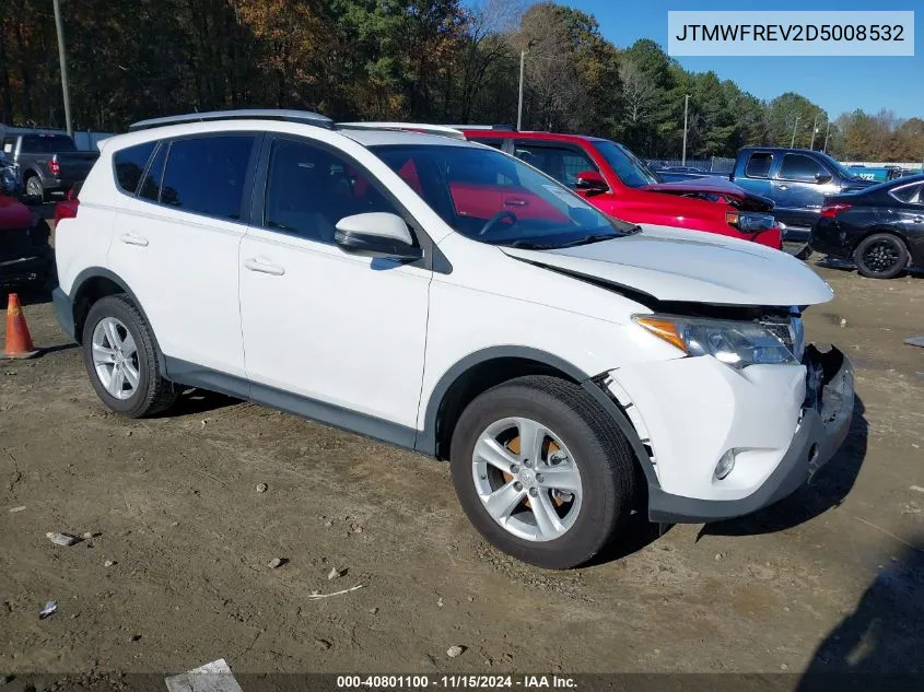 2013 Toyota Rav4 Xle VIN: JTMWFREV2D5008532 Lot: 40801100