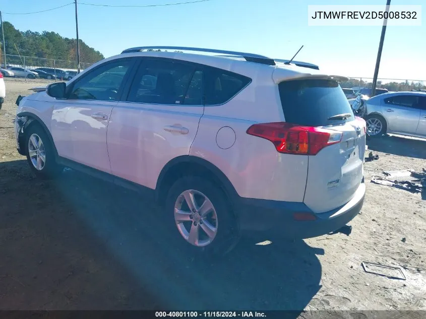 2013 Toyota Rav4 Xle VIN: JTMWFREV2D5008532 Lot: 40801100