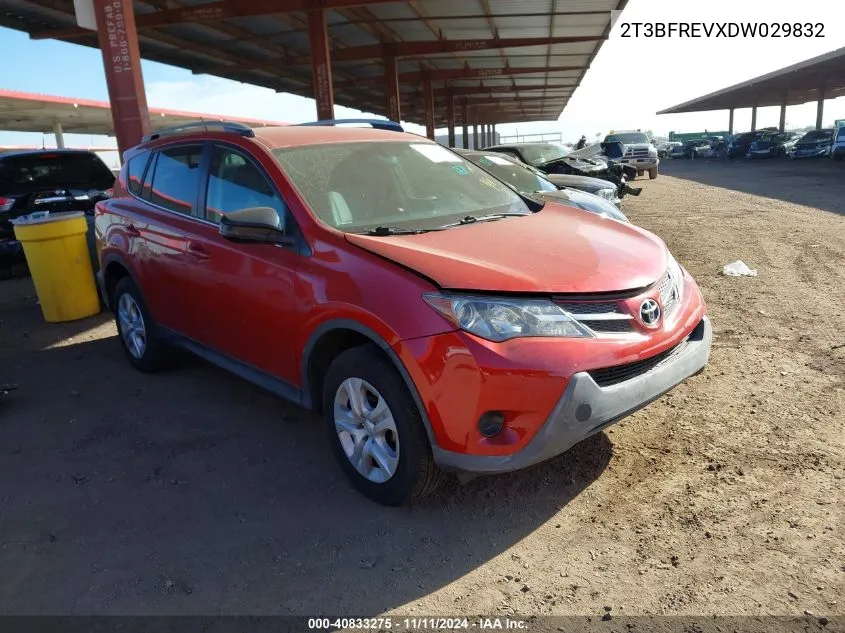 2013 Toyota Rav4 Le VIN: 2T3BFREVXDW029832 Lot: 40833275