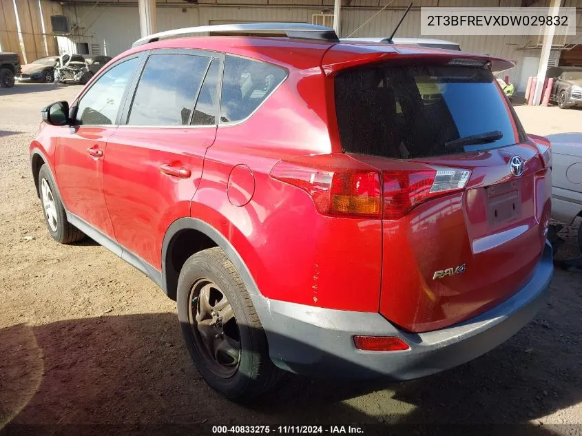 2013 Toyota Rav4 Le VIN: 2T3BFREVXDW029832 Lot: 40833275