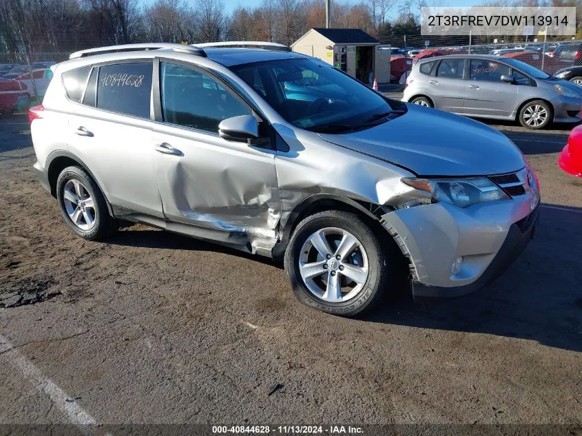 2013 Toyota Rav4 Xle VIN: 2T3RFREV7DW113914 Lot: 40844628