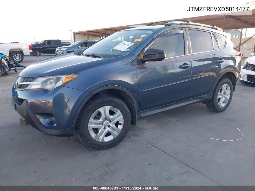 2013 Toyota Rav4 Le VIN: JTMZFREVXD5014477 Lot: 40849791