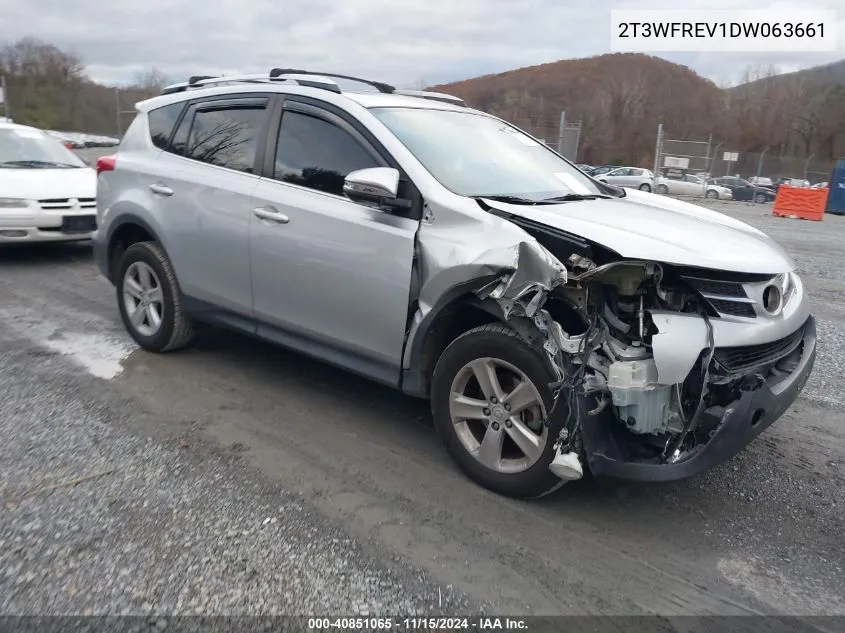 2013 Toyota Rav4 Xle VIN: 2T3WFREV1DW063661 Lot: 40851065