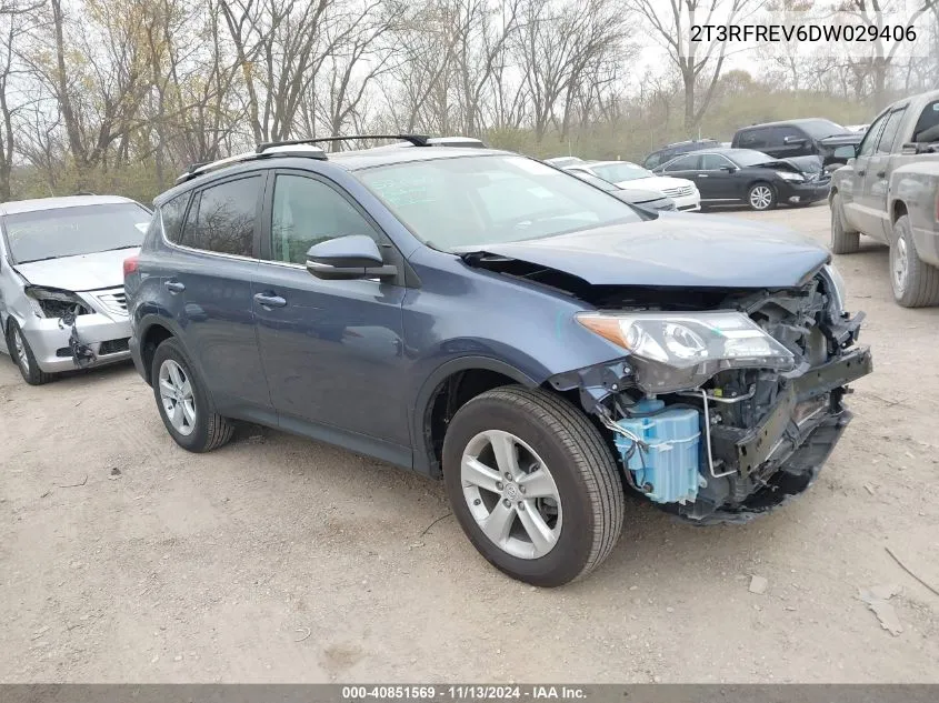 2013 Toyota Rav4 Xle VIN: 2T3RFREV6DW029406 Lot: 40851569