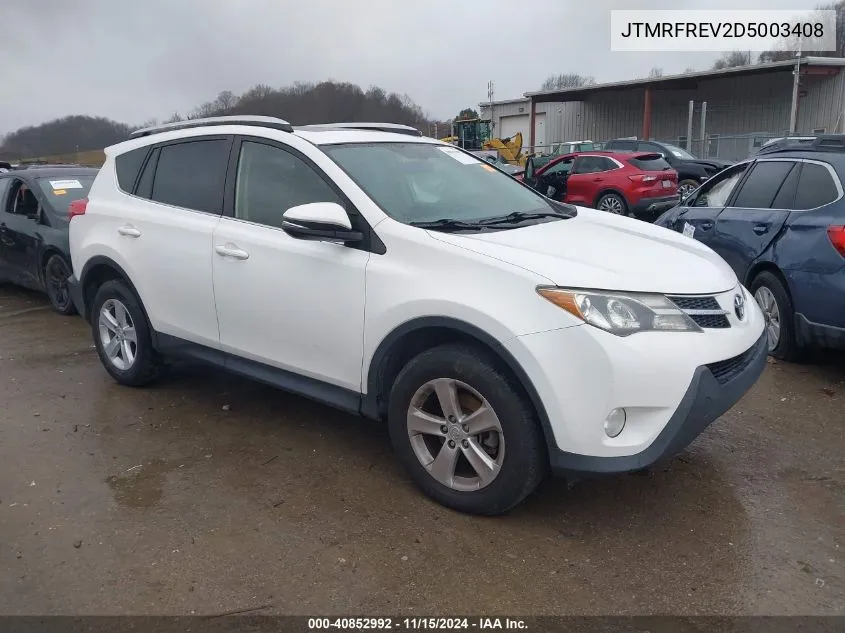 2013 Toyota Rav4 Xle VIN: JTMRFREV2D5003408 Lot: 40852992