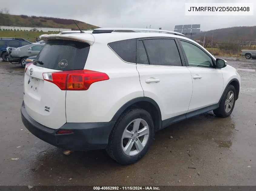 2013 Toyota Rav4 Xle VIN: JTMRFREV2D5003408 Lot: 40852992