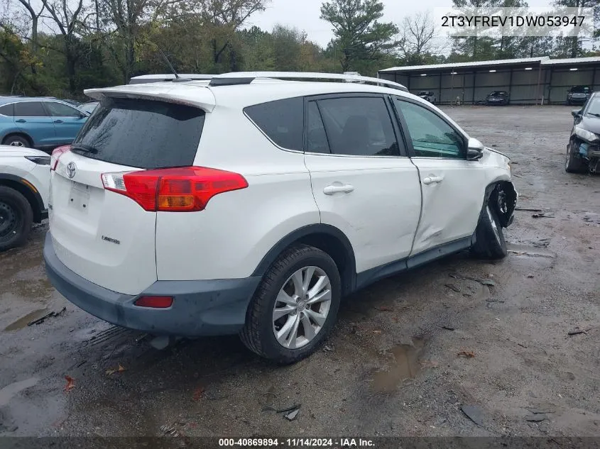 2013 Toyota Rav4 Limited VIN: 2T3YFREV1DW053947 Lot: 40869894