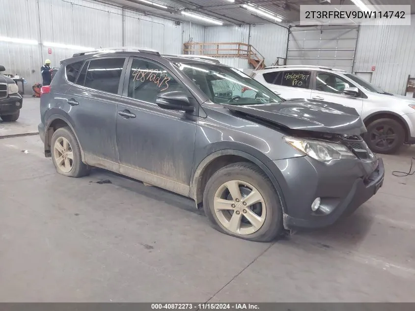 2013 Toyota Rav4 Xle VIN: 2T3RFREV9DW114742 Lot: 40872273