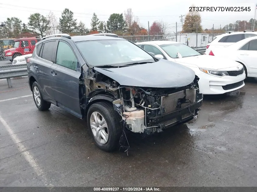 2013 Toyota Rav4 Le VIN: 2T3ZFREV7DW022545 Lot: 40899237