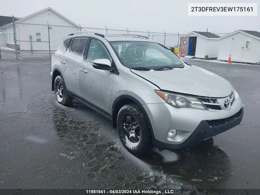 2014 Toyota Rav4 Limited VIN: 2T3DFREV3EW175161 Lot: 11981941