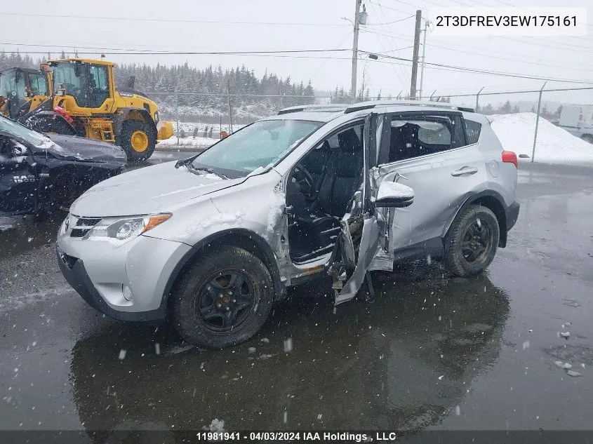 2T3DFREV3EW175161 2014 Toyota Rav4 Limited