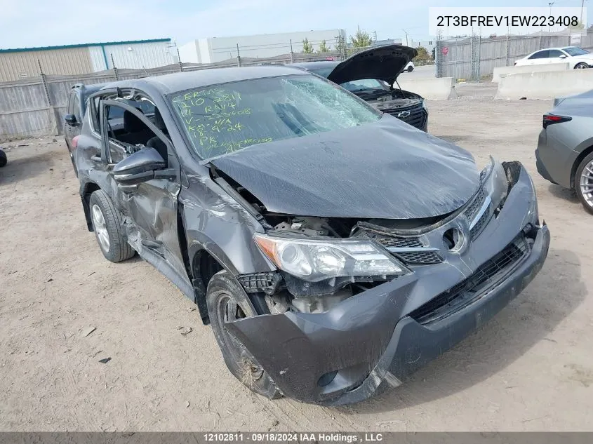 2T3BFREV1EW223408 2014 Toyota Rav4 Le