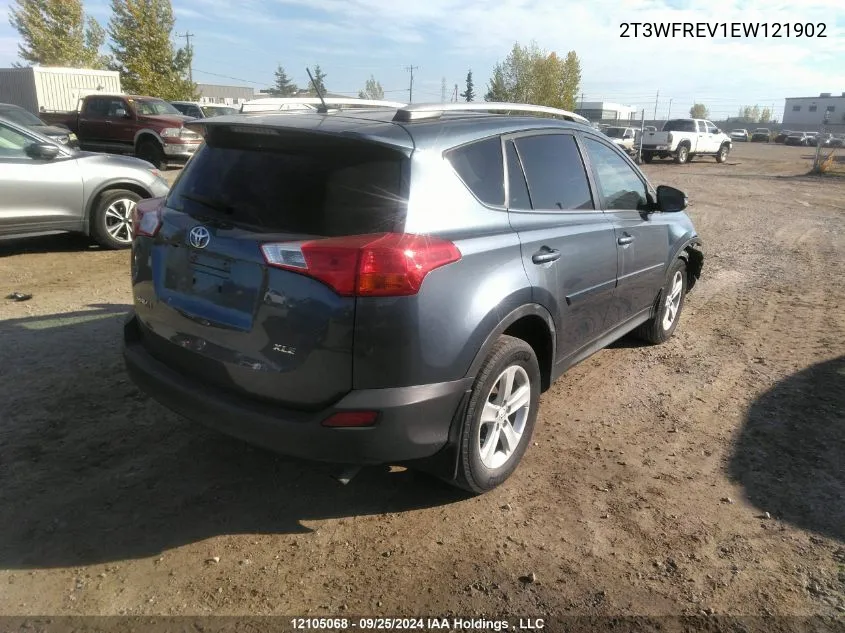 2T3WFREV1EW121902 2014 Toyota Rav4 Xle