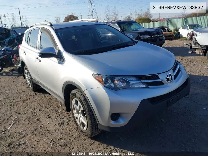 2014 Toyota Rav4 Le VIN: 2T3BFREVXEW183832 Lot: 12124845