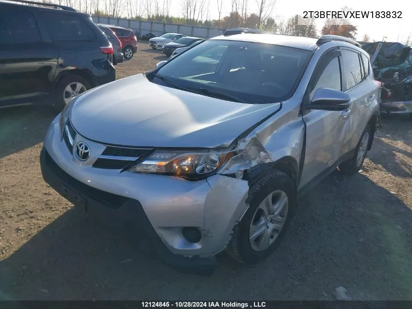 2014 Toyota Rav4 Le VIN: 2T3BFREVXEW183832 Lot: 12124845