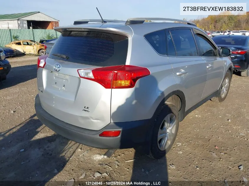 2T3BFREVXEW183832 2014 Toyota Rav4 Le