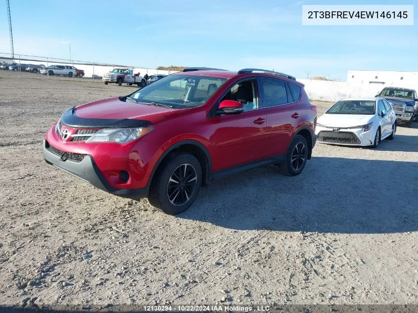 2014 Toyota Rav4 Le VIN: 2T3BFREV4EW146145 Lot: 12130294