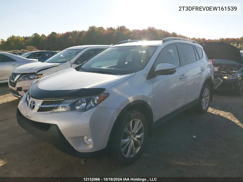 2014 Toyota Rav4 Limited VIN: 2T3DFREV0EW161539 Lot: 12132066