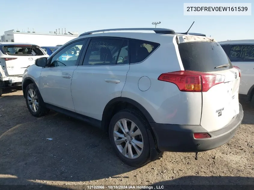 2014 Toyota Rav4 Limited VIN: 2T3DFREV0EW161539 Lot: 12132066