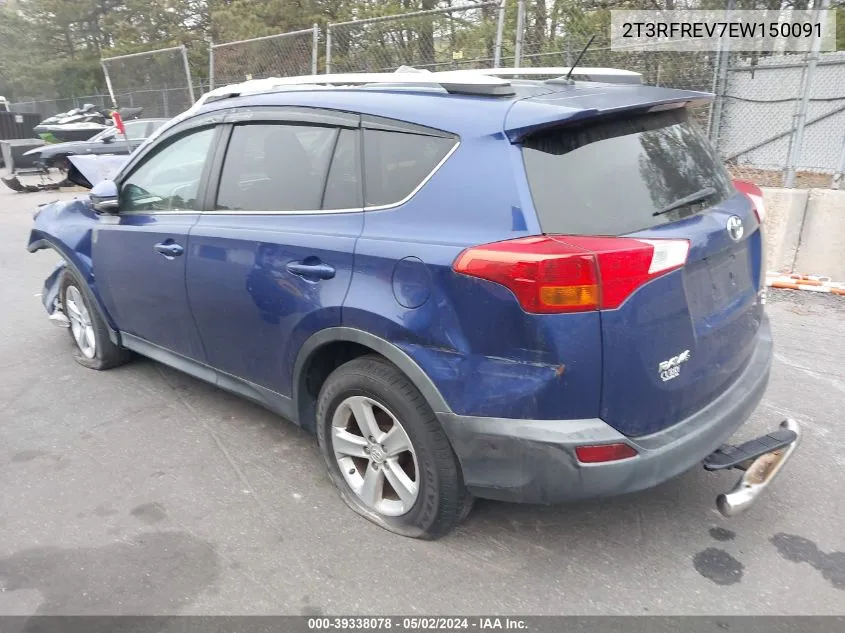 2T3RFREV7EW150091 2014 Toyota Rav4 Xle