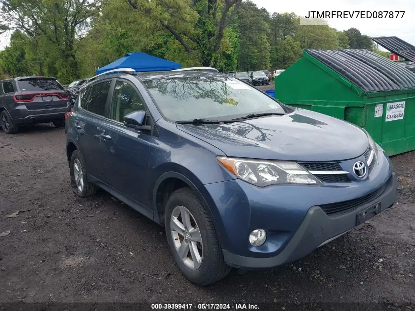 2014 Toyota Rav4 Xle VIN: JTMRFREV7ED087877 Lot: 39399417