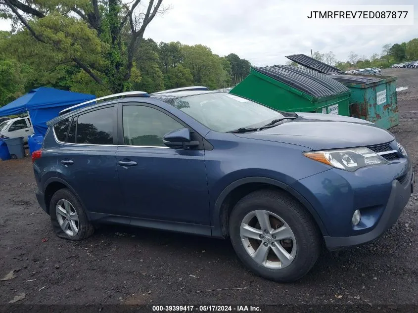 2014 Toyota Rav4 Xle VIN: JTMRFREV7ED087877 Lot: 39399417