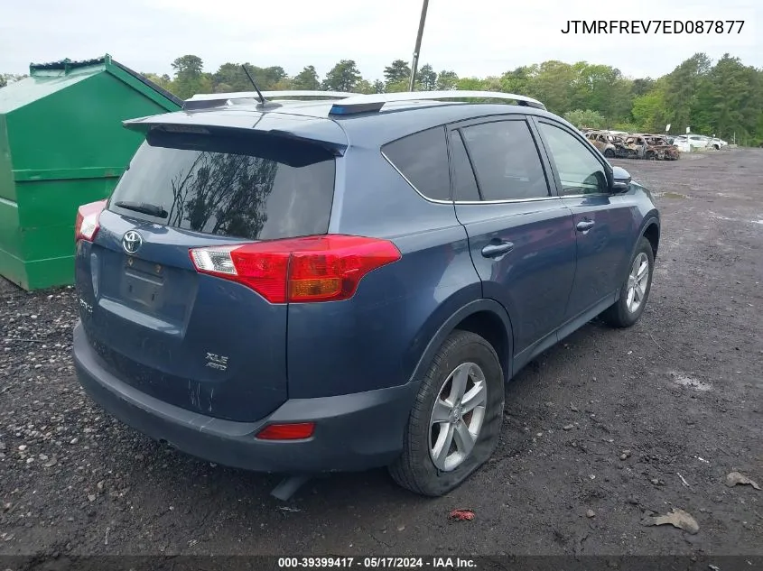 2014 Toyota Rav4 Xle VIN: JTMRFREV7ED087877 Lot: 39399417