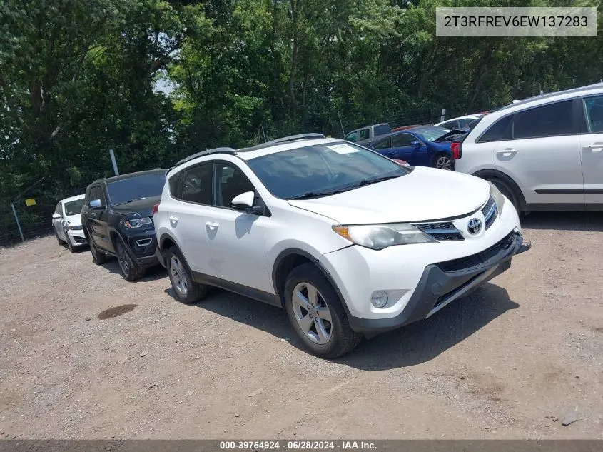 2014 Toyota Rav4 Xle VIN: 2T3RFREV6EW137283 Lot: 39754924