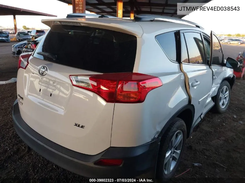 2014 Toyota Rav4 Xle VIN: JTMWFREV4ED038543 Lot: 39802323