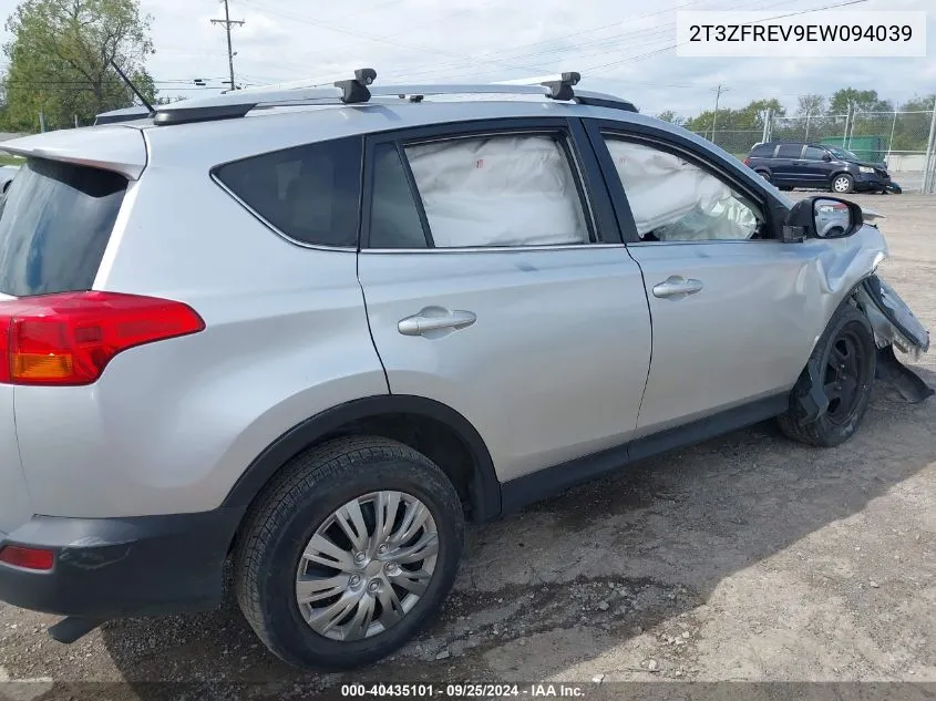 2014 Toyota Rav4 Le VIN: 2T3ZFREV9EW094039 Lot: 40435101