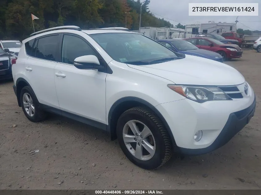 2014 Toyota Rav4 Xle VIN: 2T3RFREV8EW161424 Lot: 40448406