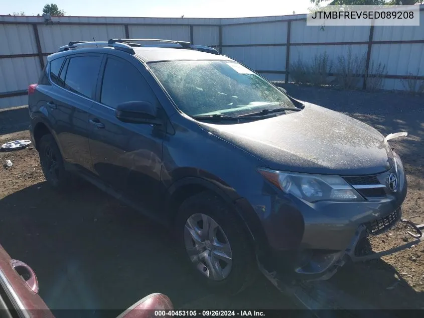 2014 Toyota Rav4 Le VIN: JTMBFREV5ED089208 Lot: 40453105